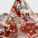 Foam Brain Games Butterfly Kiss - Orange Rpg Dice Set Foam Brain Games