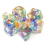 Foam Brain Games Rainbow Ribbon Rpg Dice Set Foam Brain Games
