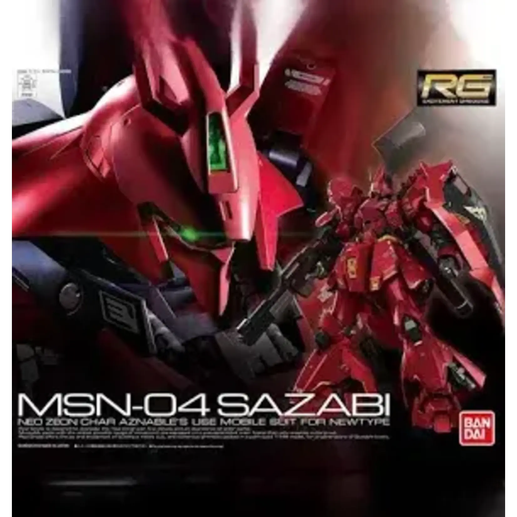 Gundam Gundam Model Kit: MG 1/100 - MSN-04 Sazabi Ver.Ka