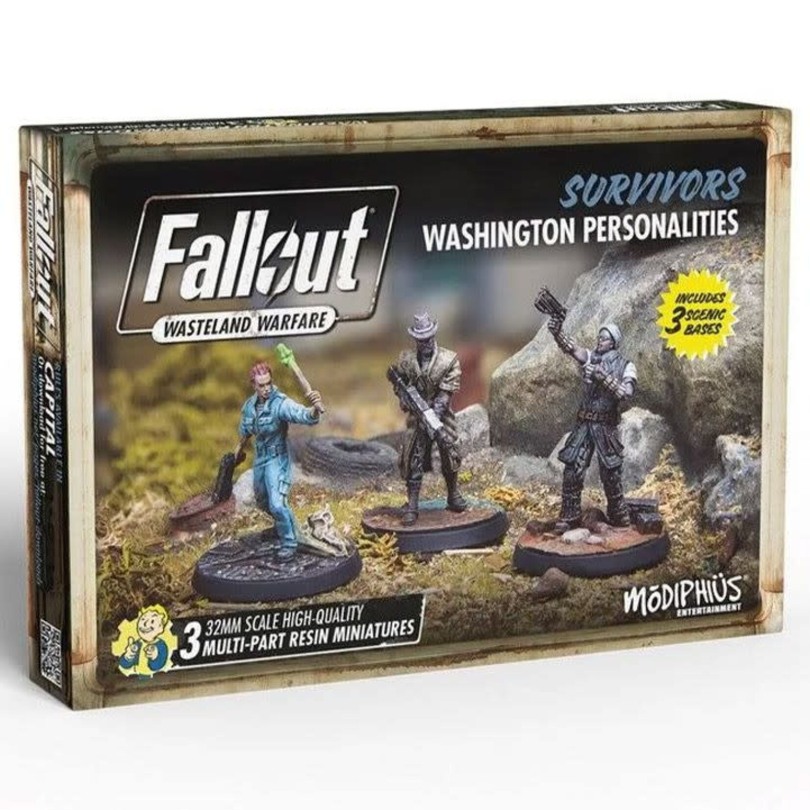 Modipheus Entertainment Fallout: Wasteland Warfare: Survivors: Washington Personalities
