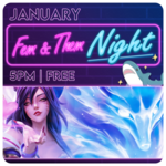 01/31 Saturday @ 5 PM - Fem & Them Night January
