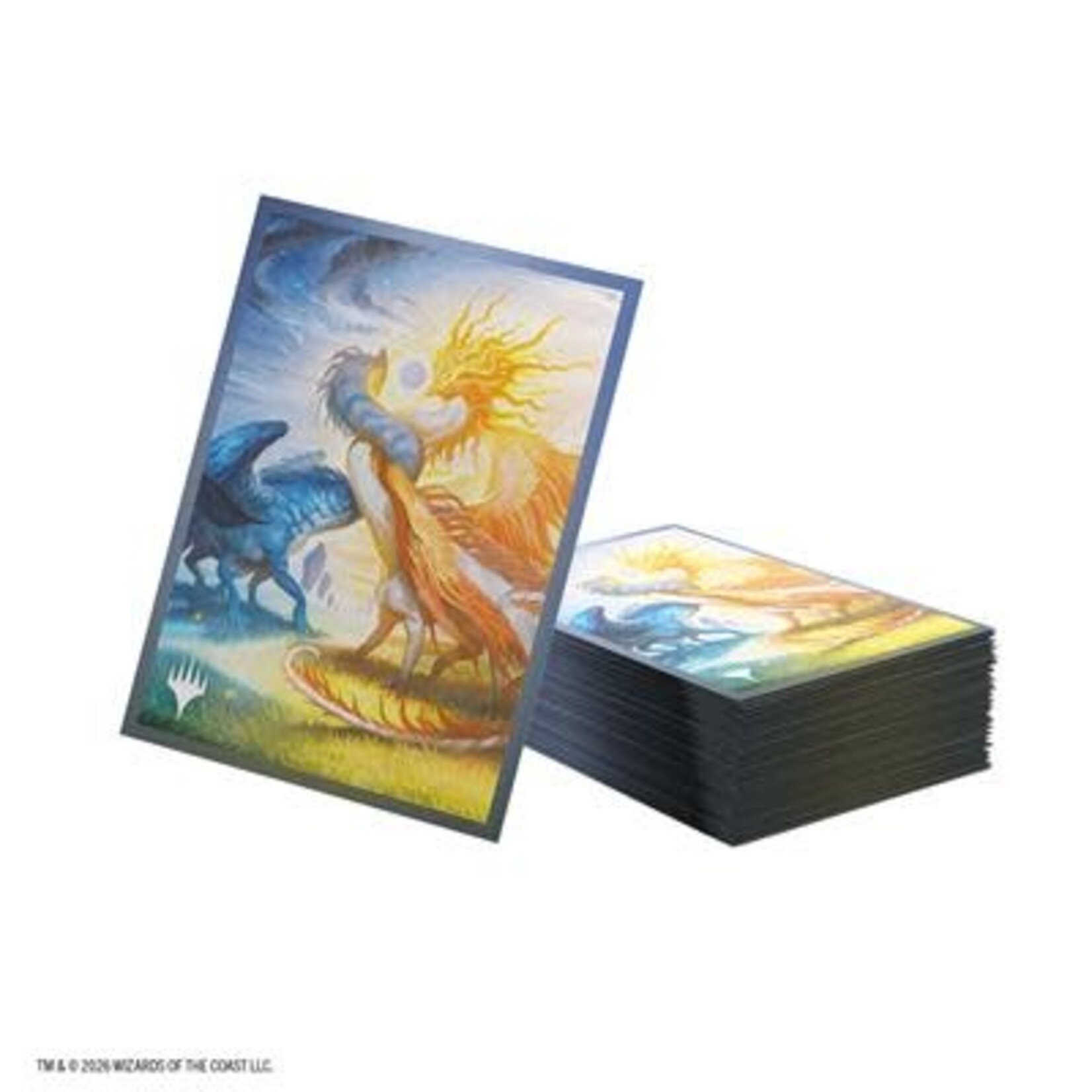 Asmodee Magic: The Gathering | Lorwyn Eclipsed Premium Art Sleeves - Celestial Reunion (105 ct.)