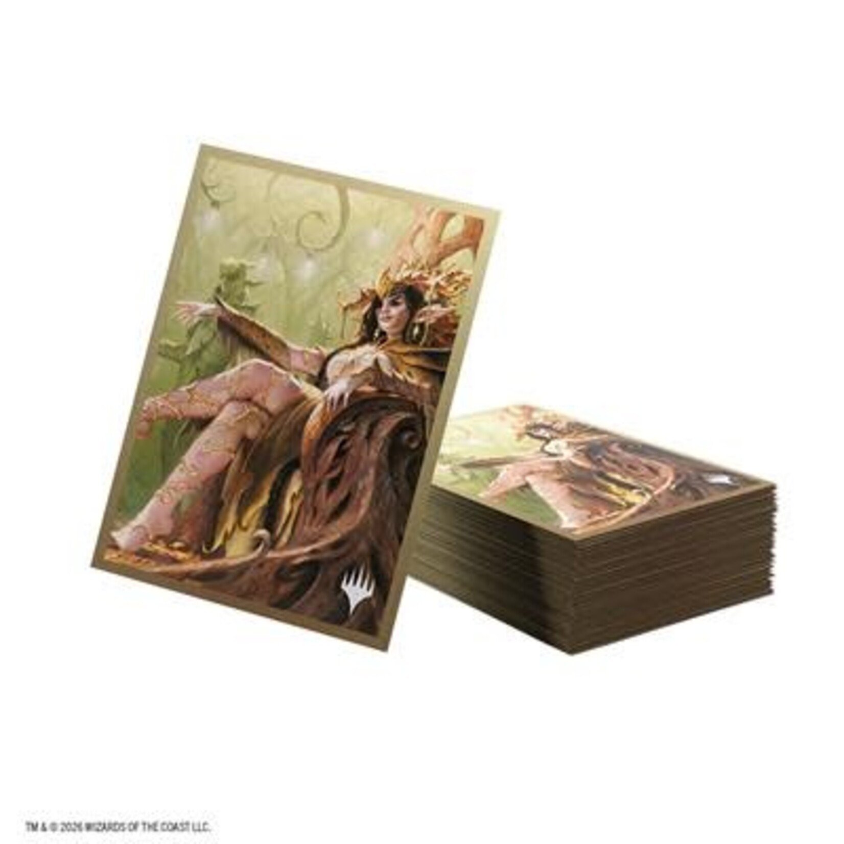 Asmodee Magic: The Gathering | Lorwyn Eclipsed Premium Art Sleeves - High Perfect Morcant (105 ct.)