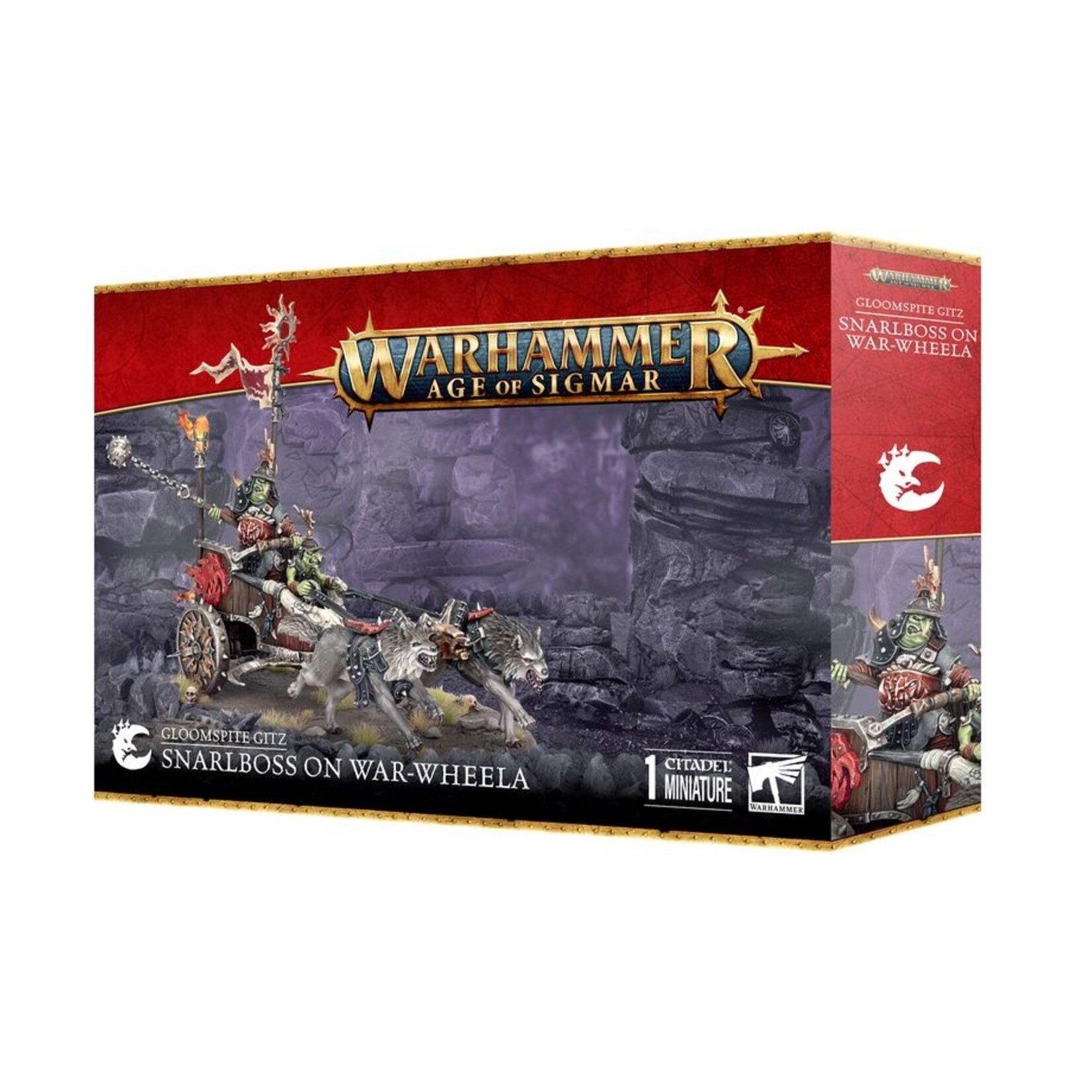 Games Workshop Gloomspite Gitz: Snarlboss on War-Wheela