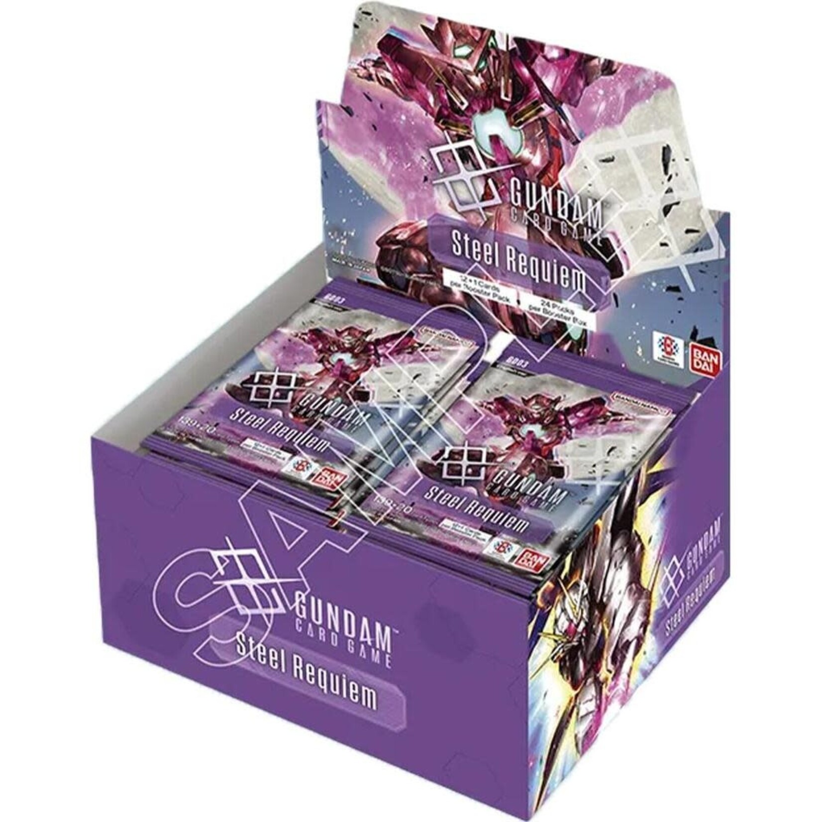 Bandai Gundam Card Game: Steel Requiem Booster Box [GD03]