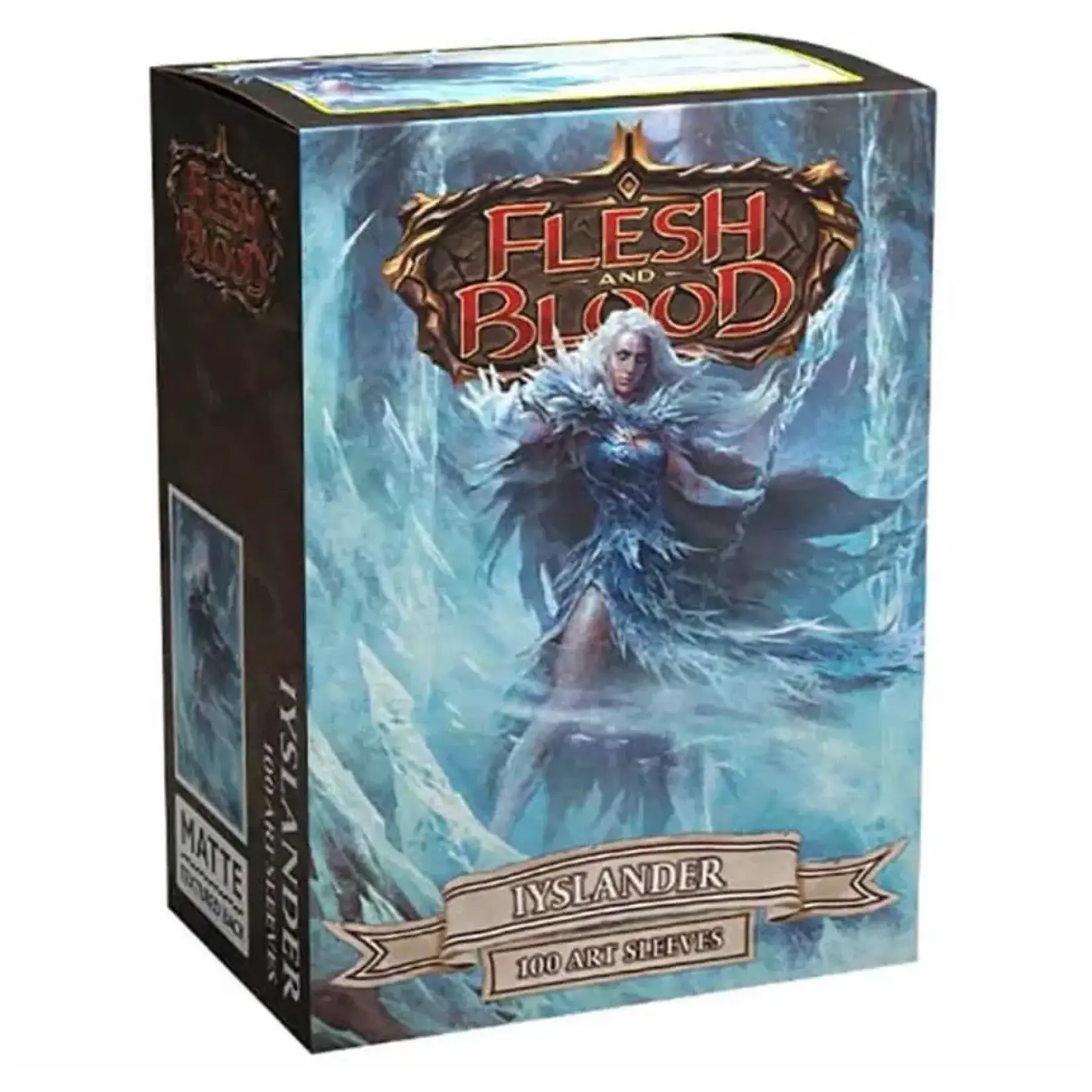 Arcane Tinmen Dragon Shield -  Standard Sleeves -  Iyslander Matte Flesh and Blood Art(100)