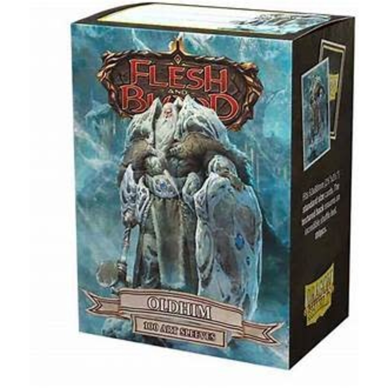 Arcane Tinmen Dragon Shield -  Standard Sleeves -  Matte Flesh and Blood Oldhim Art(100)