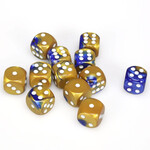 Chessex CHX 26622 Gemini Blue / Gold / White 16mm (12d6)