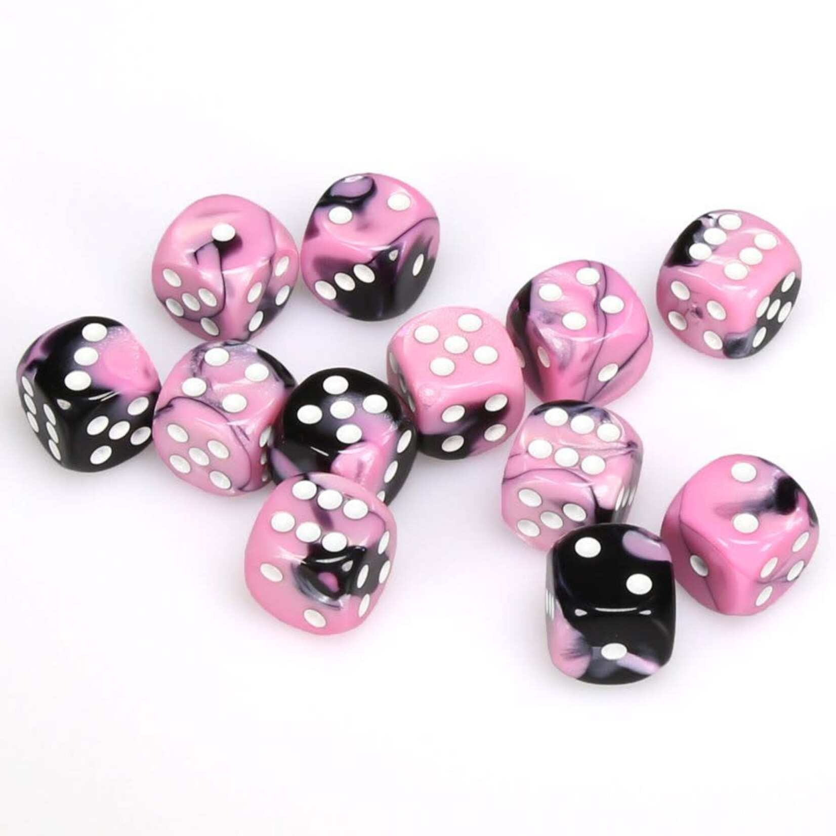 Chessex CHX 26630 Gemini Black Pink 16mm (12d6)