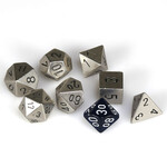 Chessex CHX 27021 Metal Silver Polyhedral 7-die Set
