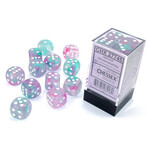 Chessex CHX 27745 Nebula Luminary Wisteria / White 16mm (12d6)