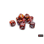 Chessex CHX 27743: 16mm 12d6 Festive: Symphony/White Dice