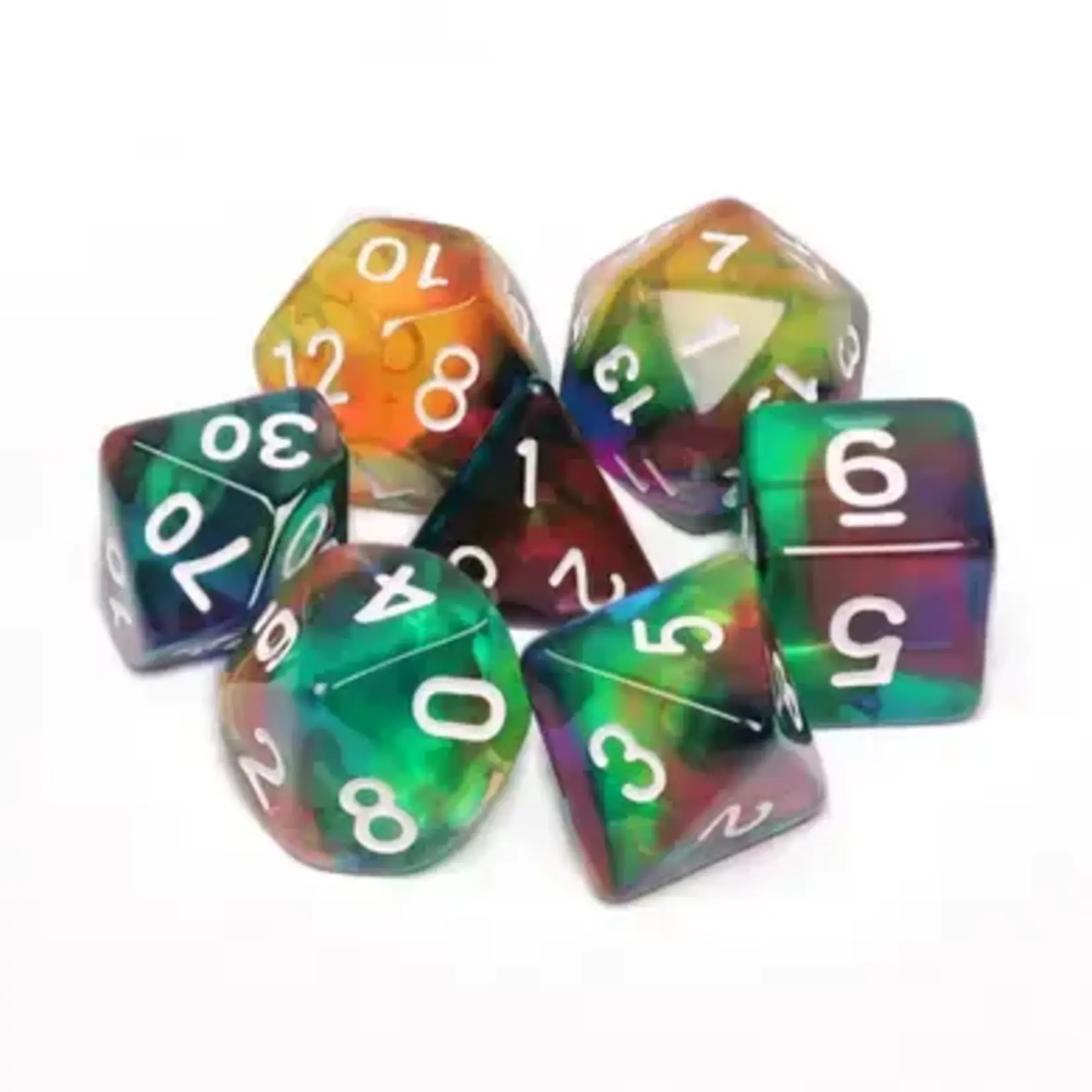 Foam Brain Games Colorfull Wind RPG Dice Set Foam Brain Games