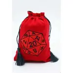 Foam Brain Games Dice Bag : Red D20