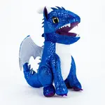 Dragon Plush Dice Bag - Blue