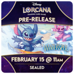 02/15 Sunday @ 11 AM - Lorcana Winterspell Pre-Release [Sealed]