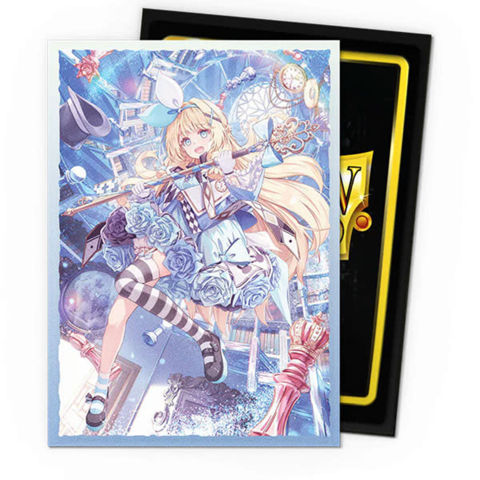 Arcane Tinmen Dragon Shield -  Standard Sleeves - 'Grand Archive Alice, Golden Queen' Art, Limited Edition (100 ct.)