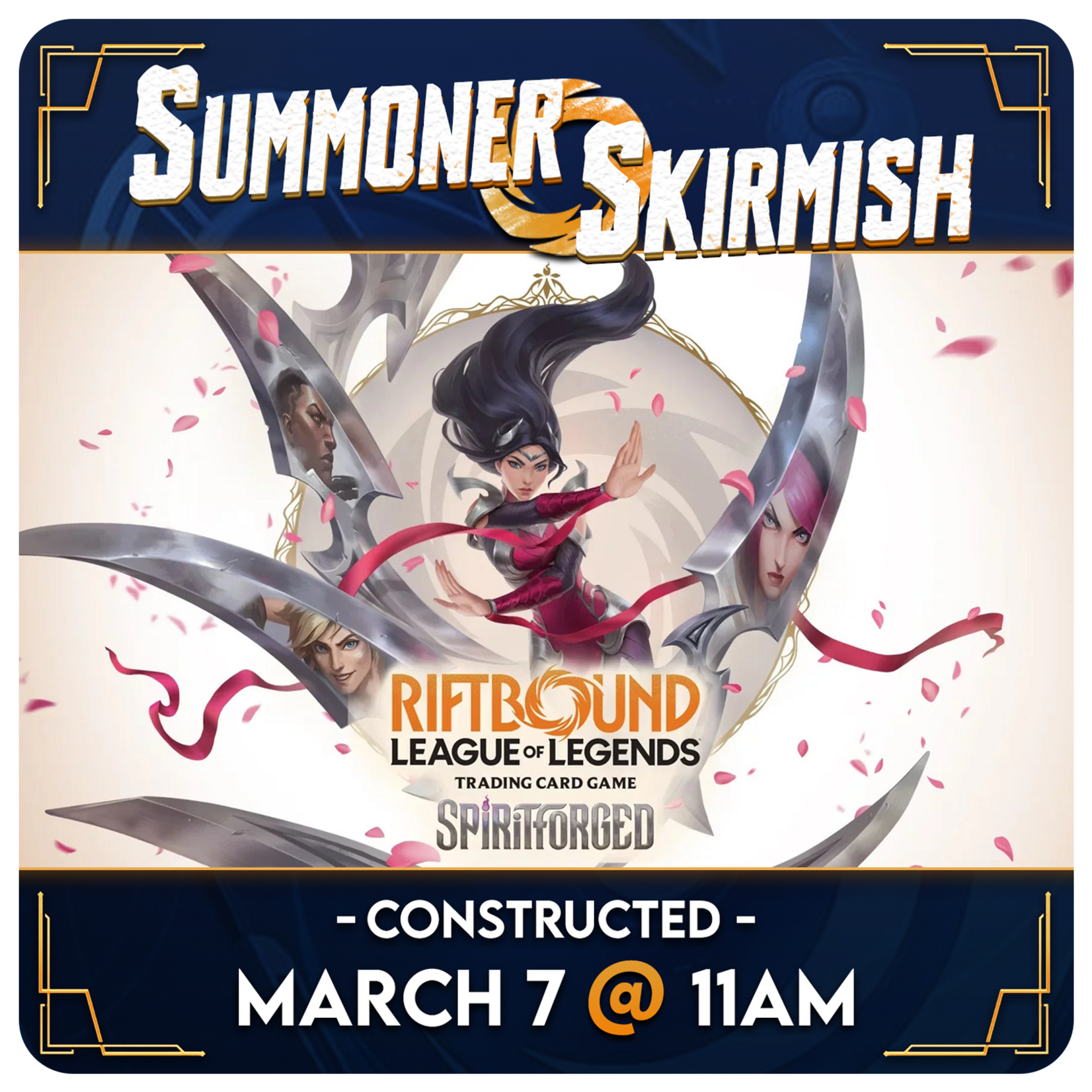 Riftbound Events 03/07 Saturday @ 11 AM - Riftbound Summoner Skirmish
