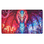 Arcane Fortress Playmat :  Stained Glass (Fire & Ice Dragon) Arcane Fortress
