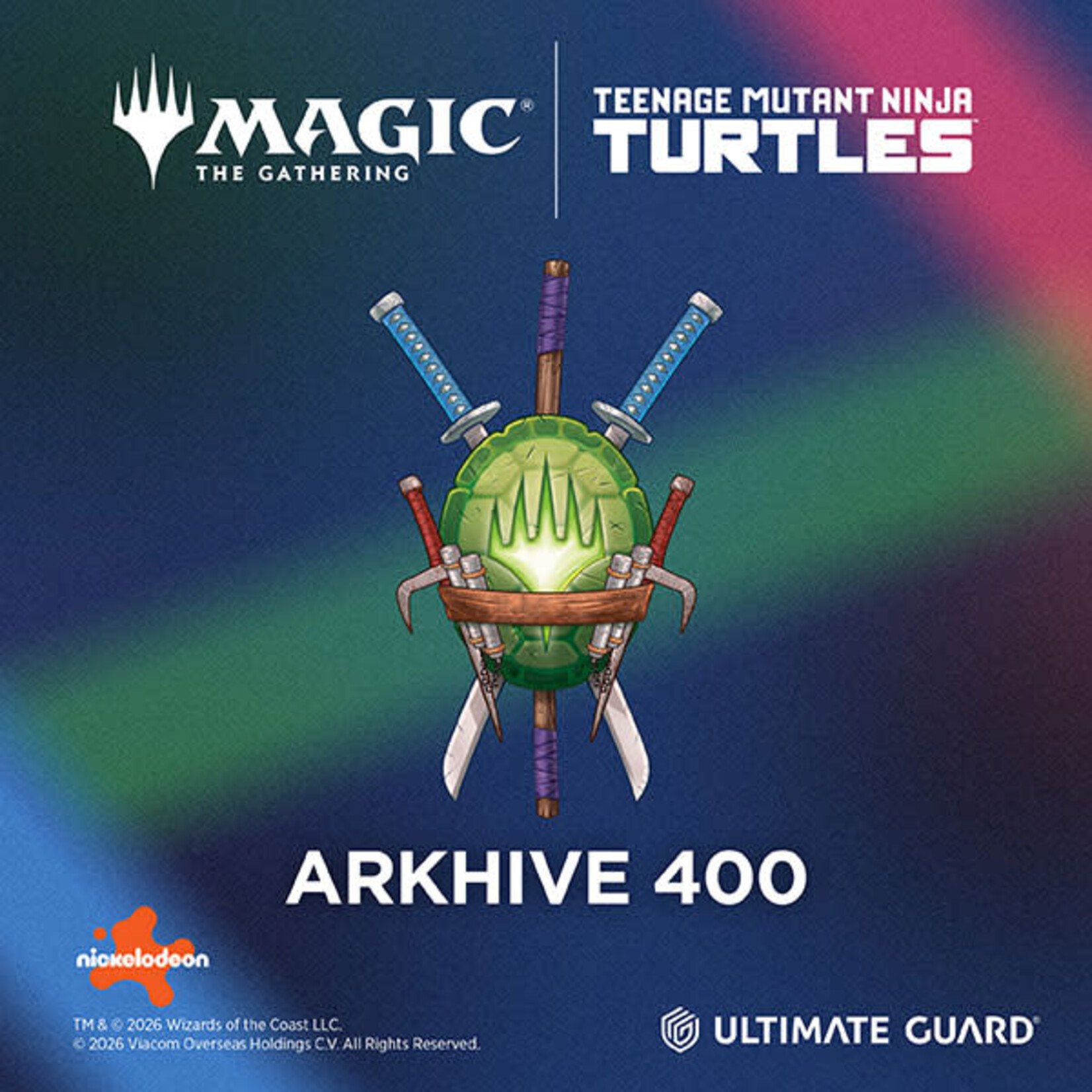 Ultimate Guard Deck Case: Arkhive 400+ Standard Size Xenoskin MTG- Teenage Mutant Ninja Turtles- Turtles Van
