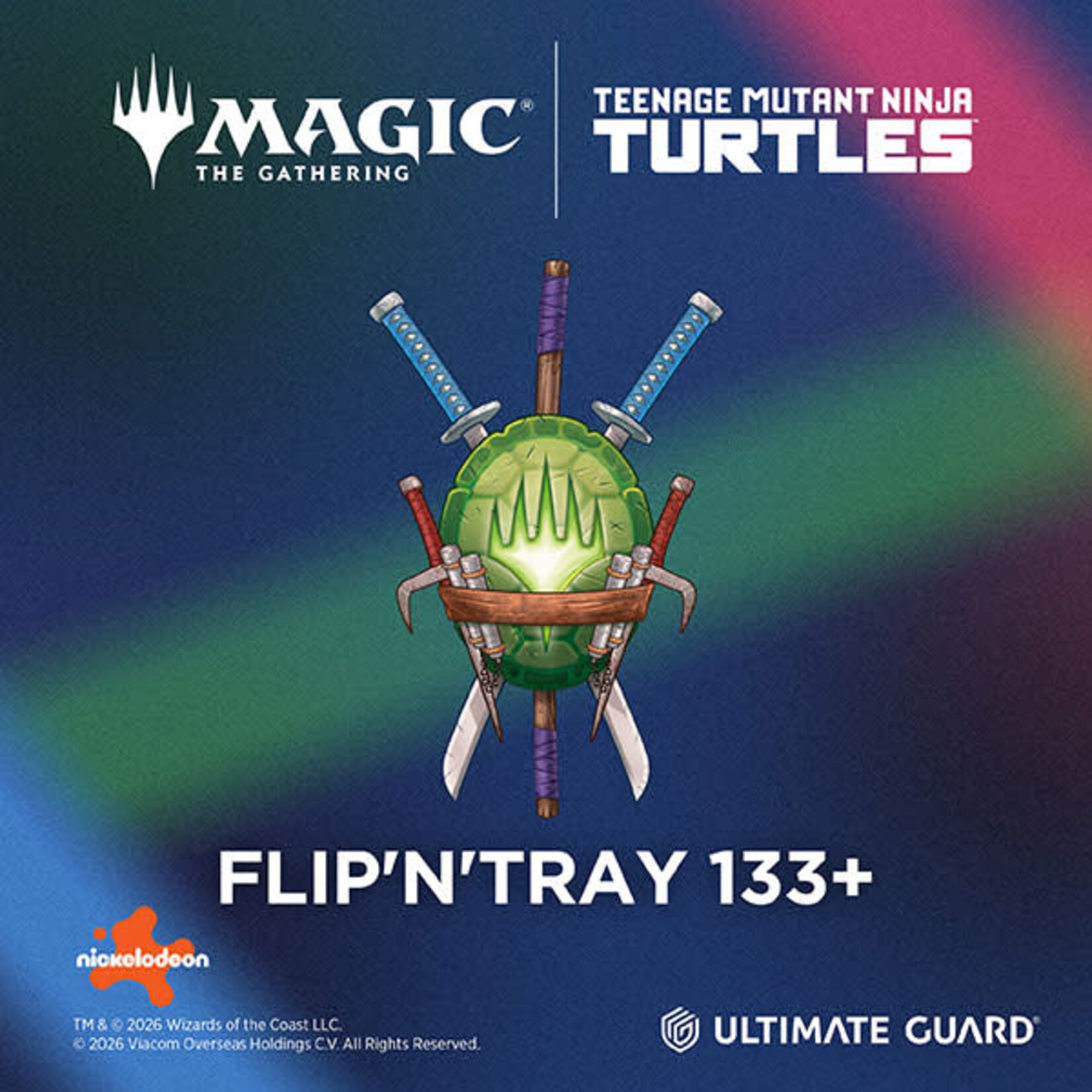 Ultimate Guard Deck Case: Flip'n'Tray 133+ MTG- Teenage Mutant Ninja Turtles- Character