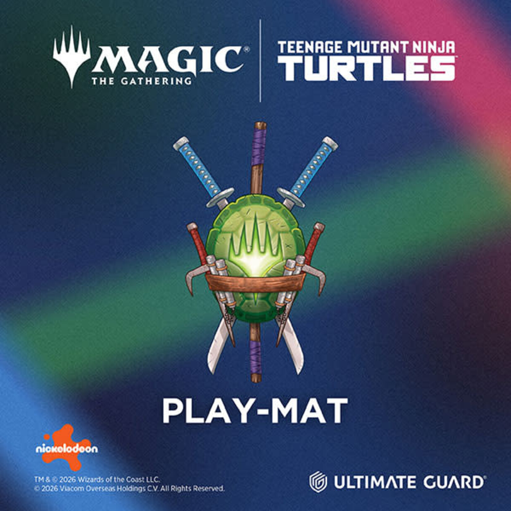 Asmodee Playmat: MTG- Teenage Mutant Ninja Turtles- Black Uncommon