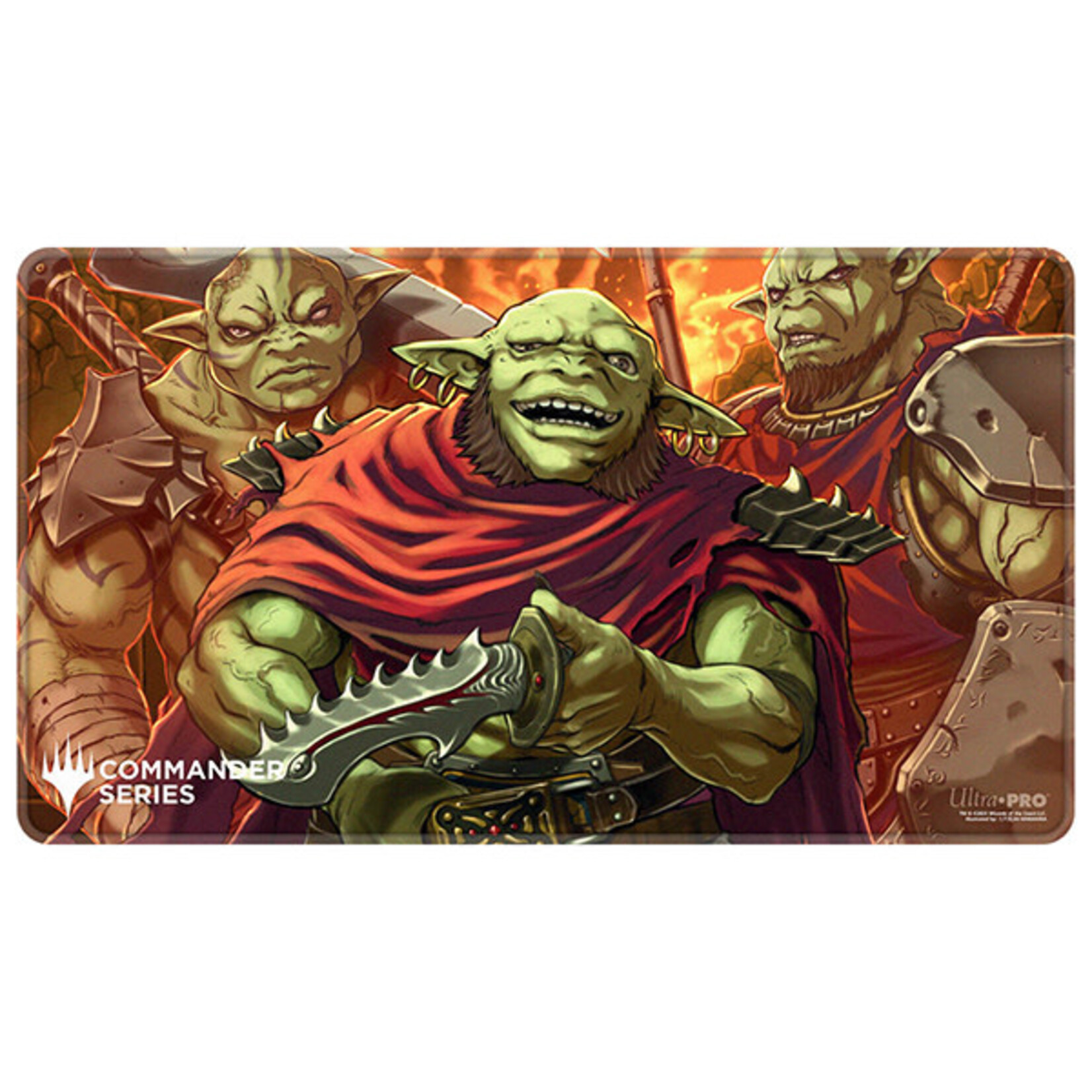 Playmat MTG Black Stitched Krenko Mob Boss