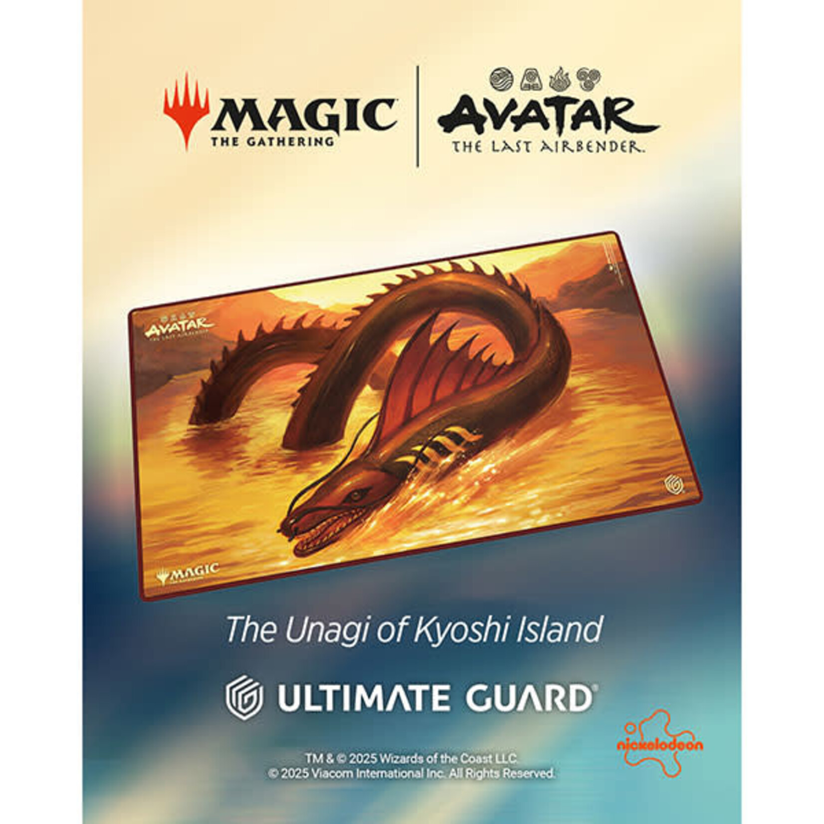 Asmodee Playmat: MTG- Avatar the Last Airbender- The Unagi of Kyoshi Island