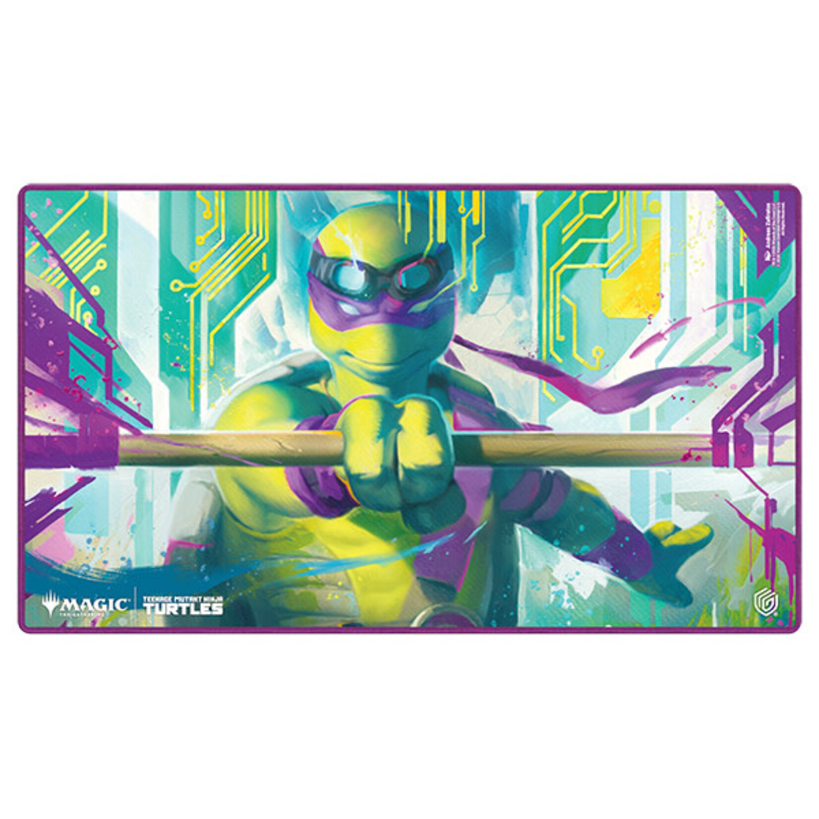 Asmodee Playmat: MTG- Teenage Mutant Ninja Turtles- Donatello's Technique