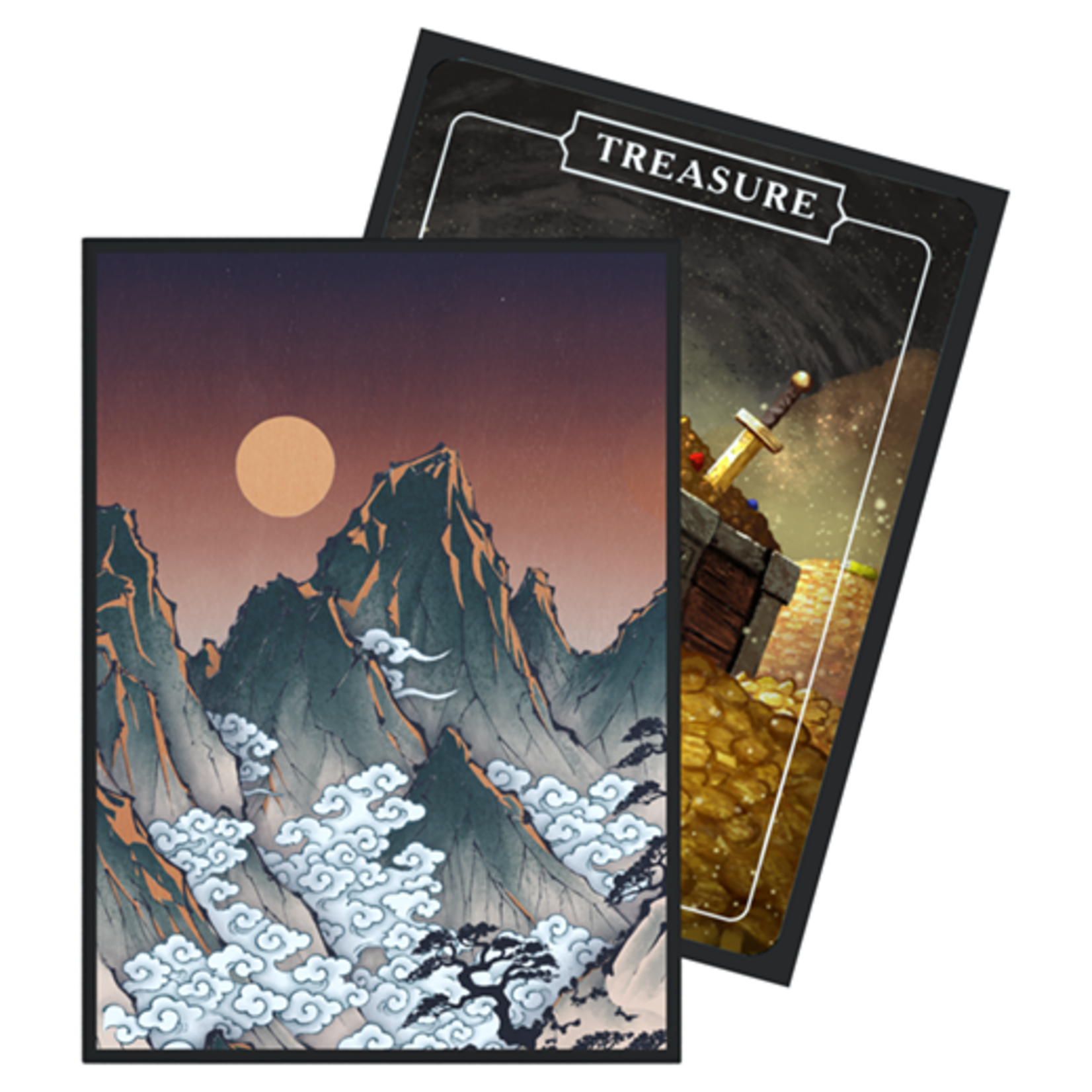 Arcane Fortress Sleeves Ukiyo-e- Crimson Ridge (100)