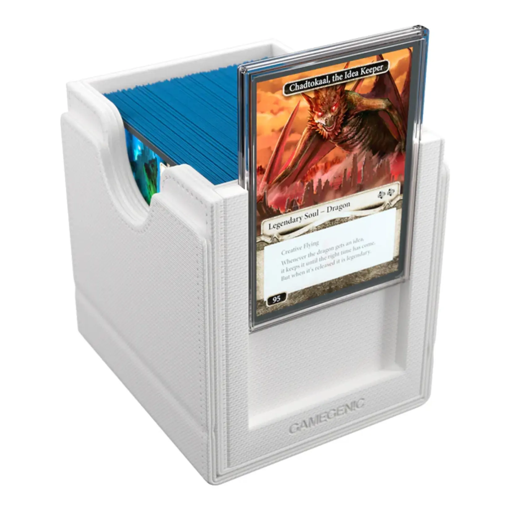 Gamegenic Sidekick Pro Deckbox (100+) White Gamegenic