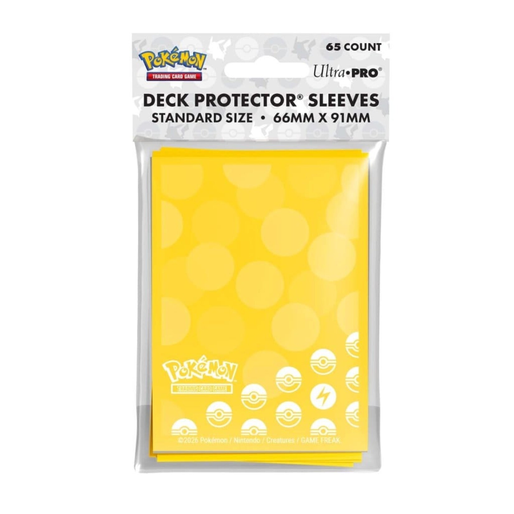Ultra Pro Pokemon - Standard Sleeves - Lightning Energy (65)