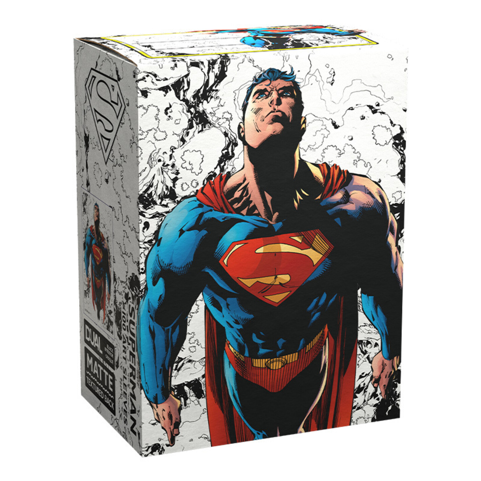 Dragon Shield Dragon Shield Sleeves: Standard DUAL- Matte 'Superman Core' Full Color (100 ct.)