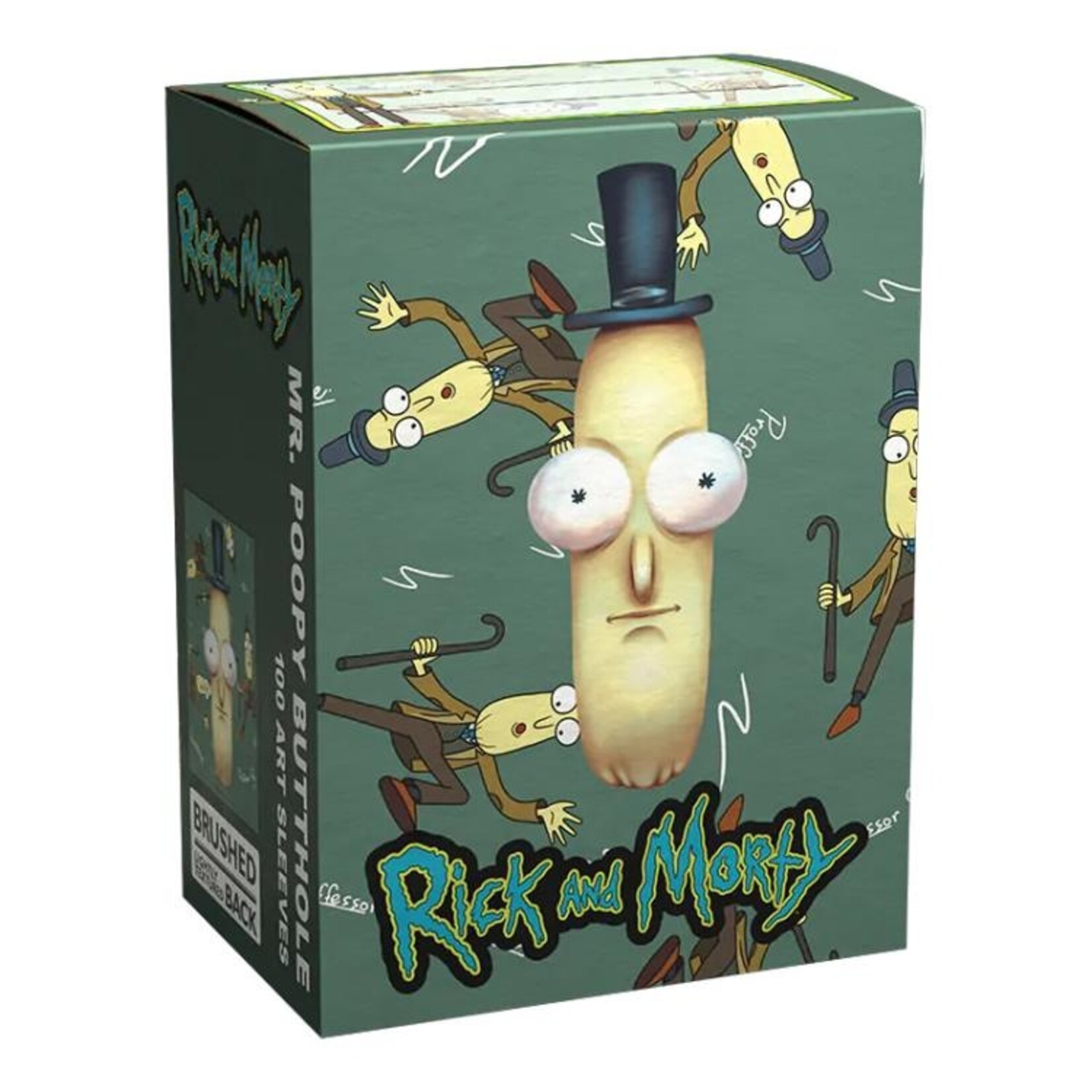 Dragon Shield Dragon Shield Sleeves: Standard Brushed Art Mr Poopy Butthole(100 ct.) Rick and Morty