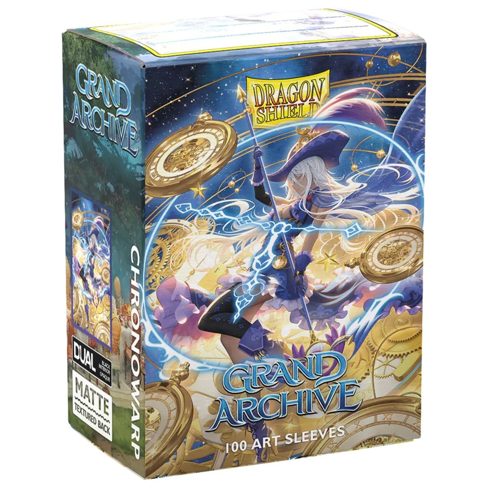 Arcane Tinmen Dragon Shield -  Standard Sleeves -  'Grand Archive Chronowarp' Art, Limited Edition (100 ct.)