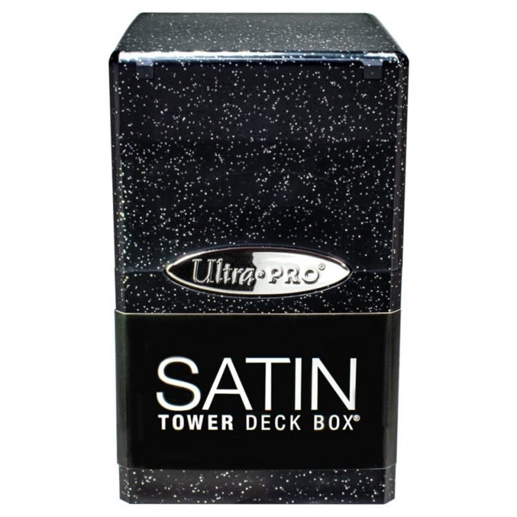 Ultra Pro Deckbox: Satin Tower 100+  Glitter- Black
