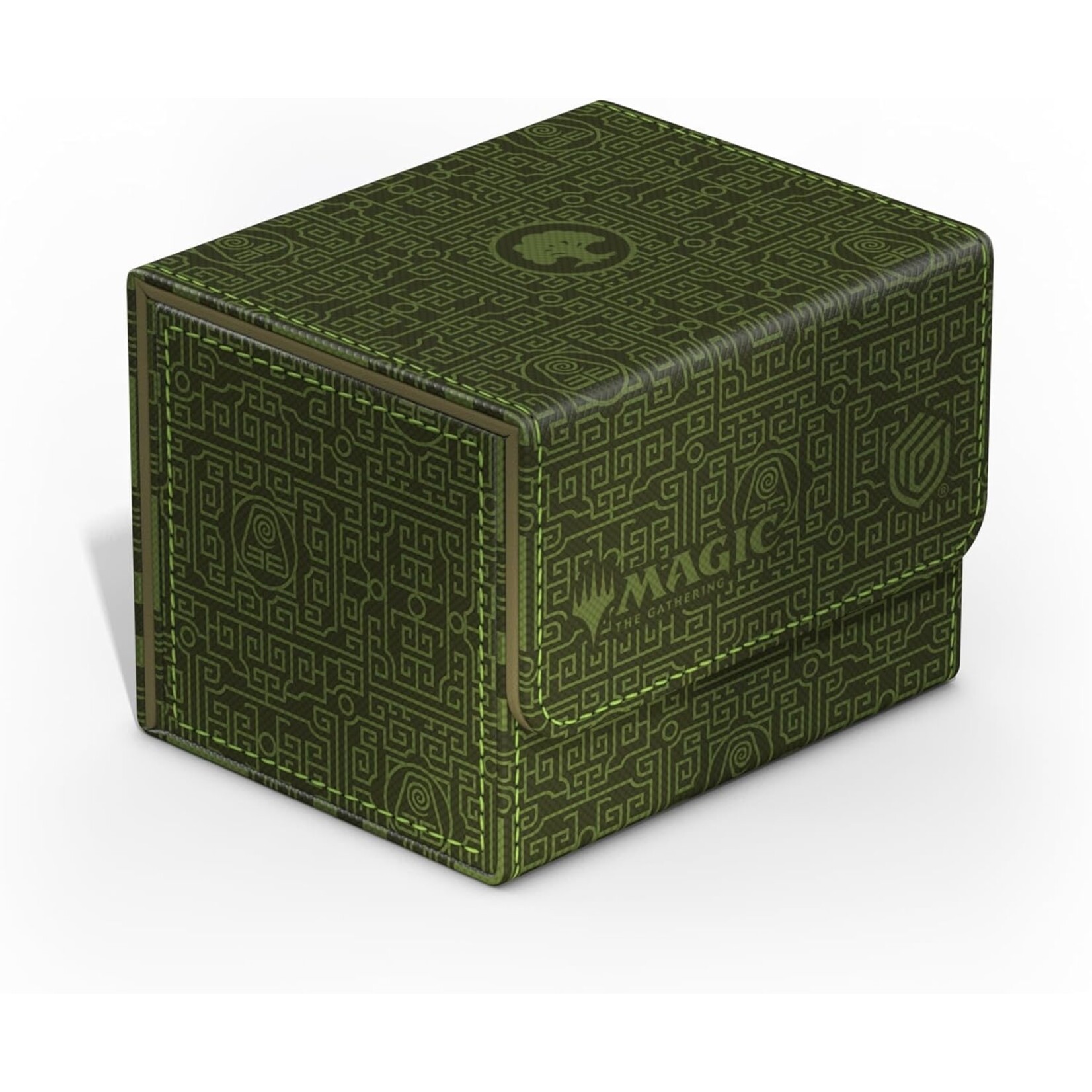 Ultimate Guard Deck Case: Sidewinder 100+ Standard Xenoskin- MTG- Avatar the Last Airbender- Green Mana