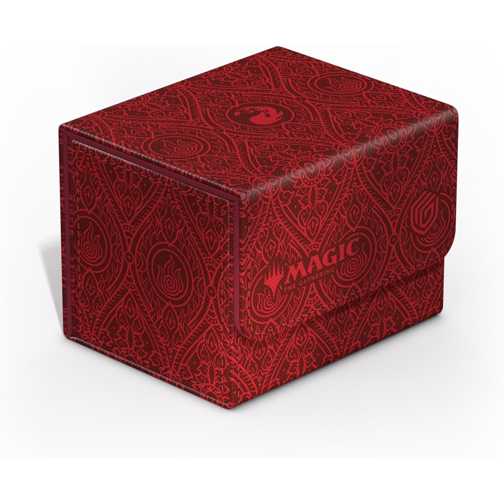Ultimate Guard Deck Case: Sidewinder 100+ Standard Xenoskin- MTG- Avatar the Last Airbender- Red Mana