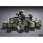Chessex CHX24814 12mm 36d6 Brush Dice: Paintball