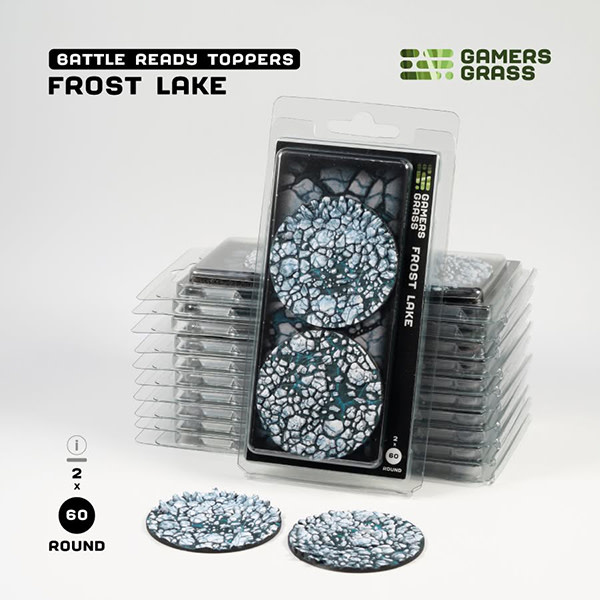 GamersGrass Battle Ready Toppers: Frost Lake- Round 60mm (x2) - Greg's ...
