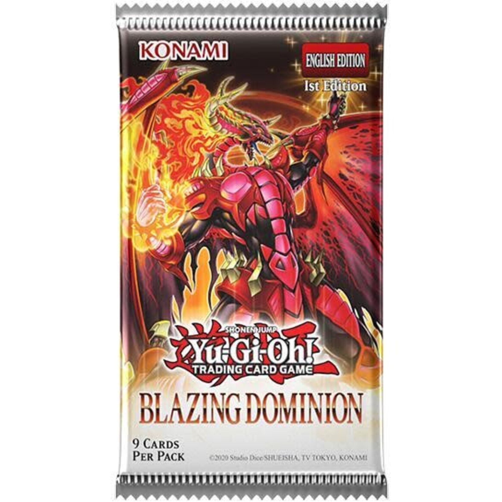 Konami Yugioh -  Blazing Dominion Booster Pack