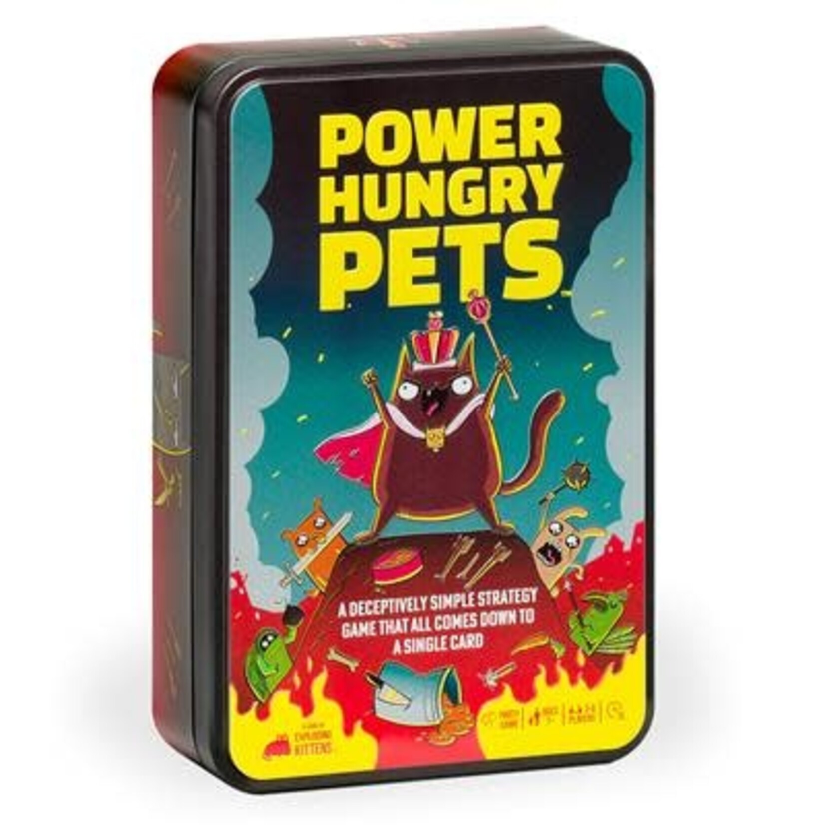 Exploding Kittens Power Hungry Pets (Tin Version)