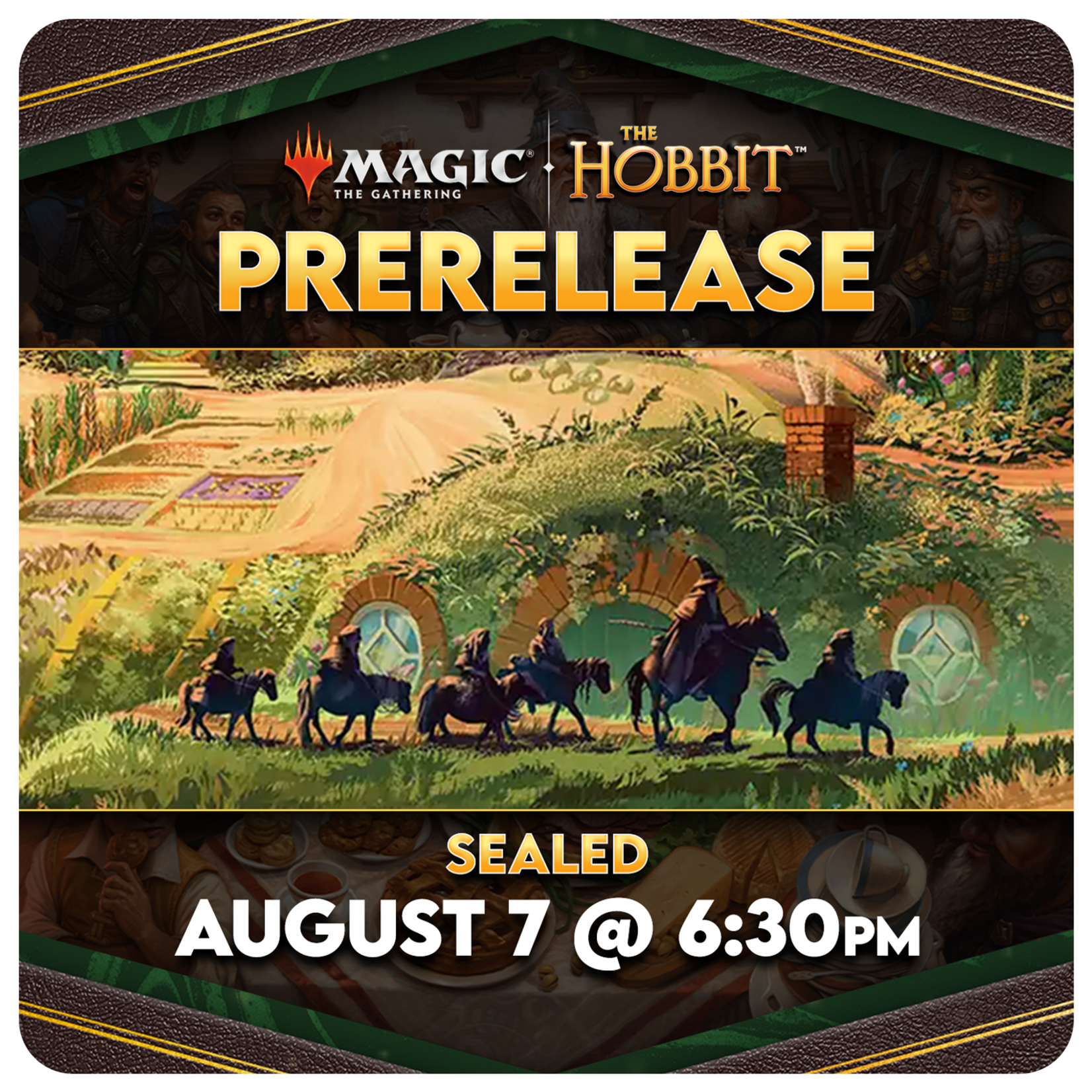 Magic: the Gathering Events 08/07 Friday @ 6:30 PM - Magic - The Hobbit Pre-Release [Sealed]