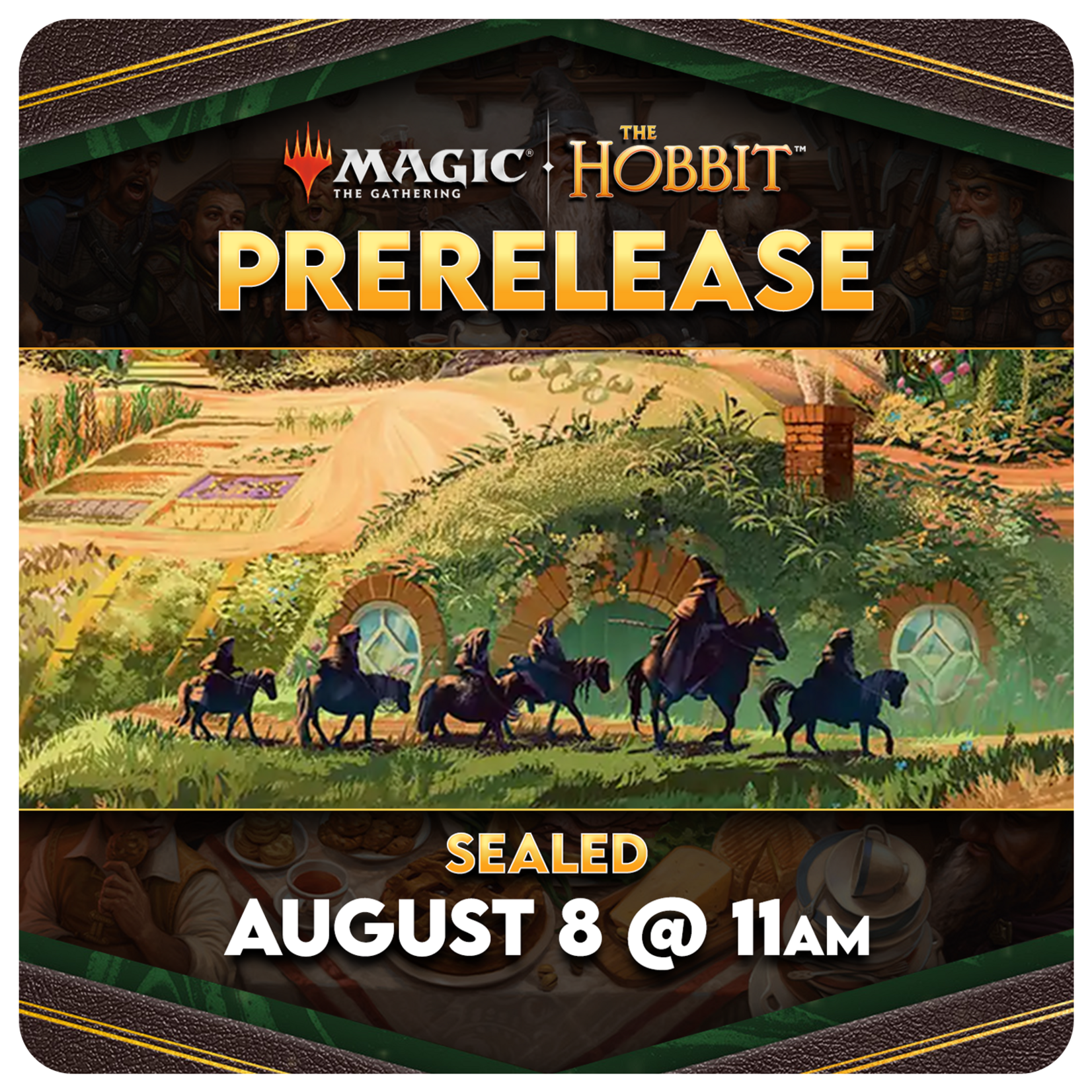 Magic: the Gathering Events 08/08 Saturday @ 11 AM - Magic - The Hobbit Pre-Release [Sealed]