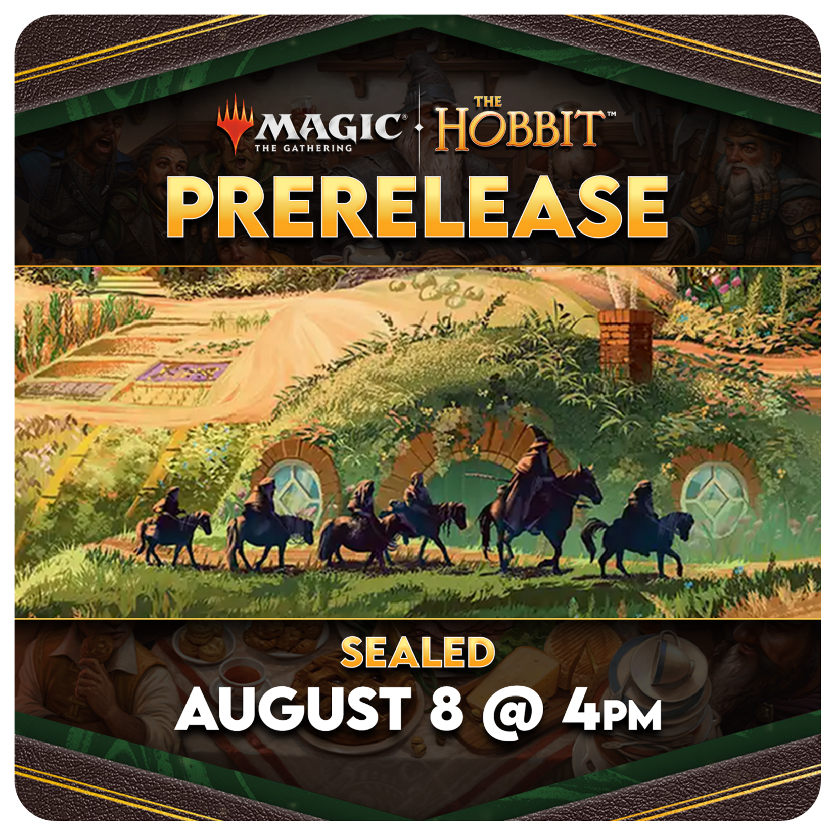 Magic: the Gathering Events 08/08 Saturday @ 4 PM - Magic - The Hobbit Pre-Release [Sealed]