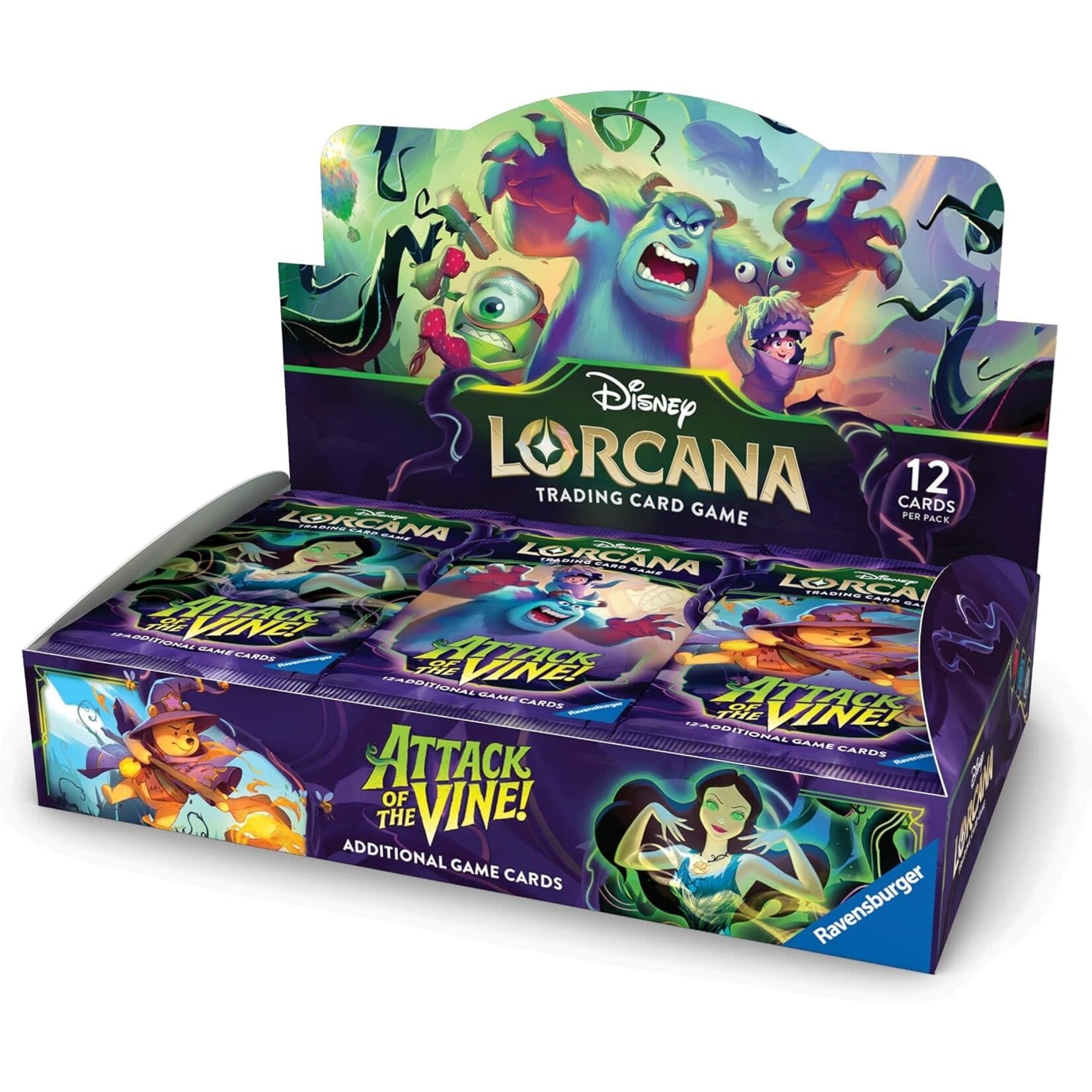 Ravensburger Disney Lorcana - Attack of the Vine! - Booster Box (Limit 4 Per Account Per Day)