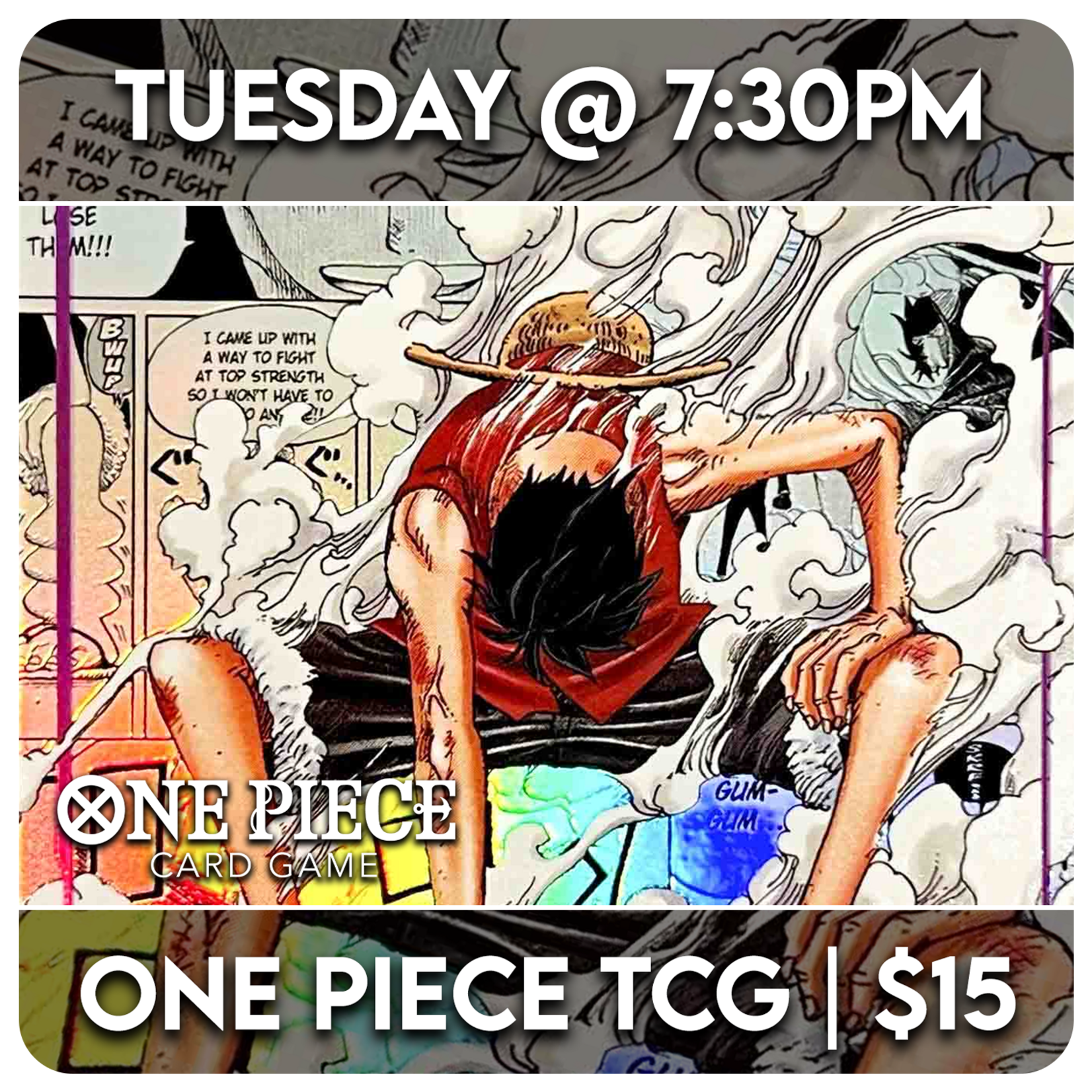 One Piece TCG Events 09/01 Tuesdays @ 7:30 PM - One Piece TCG