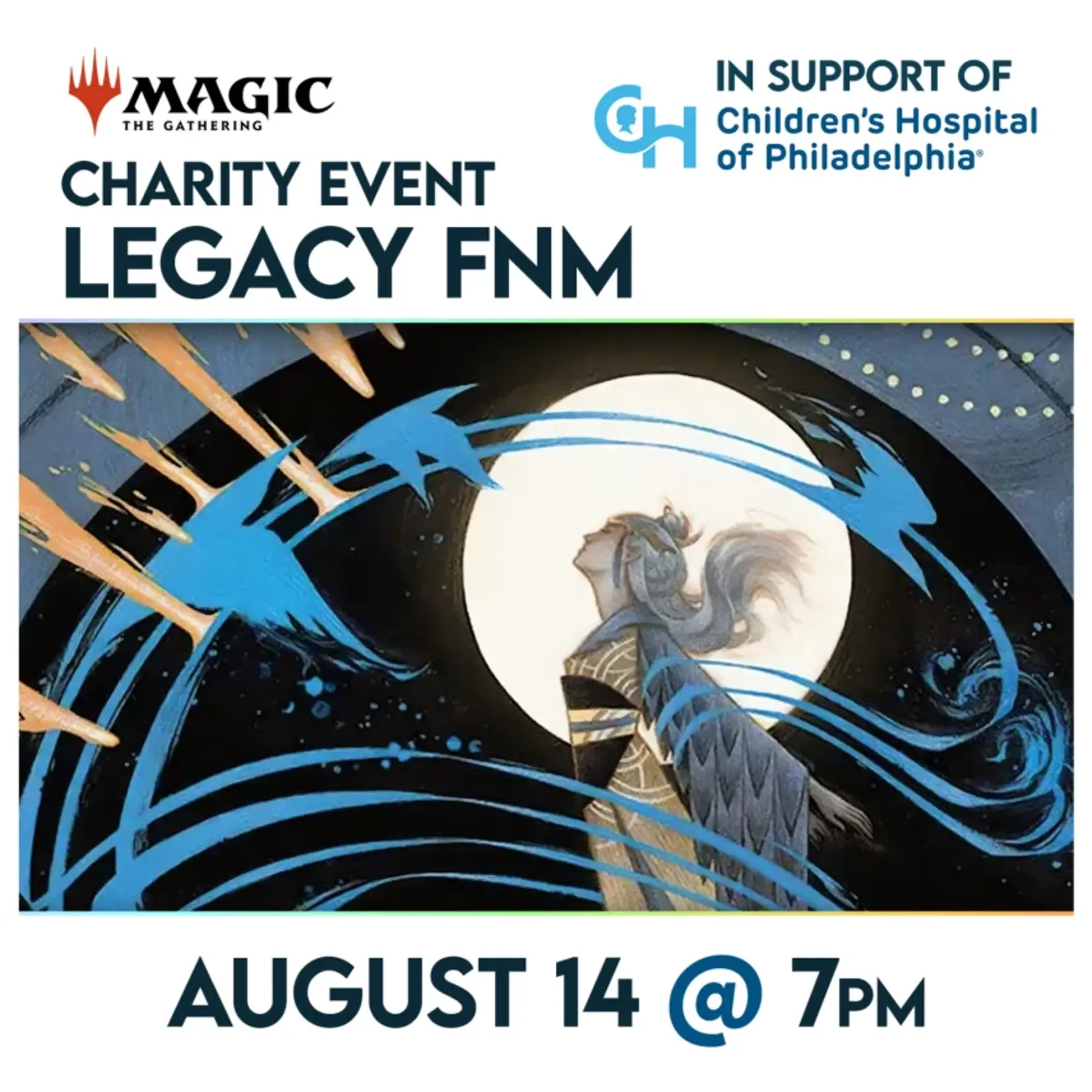 Magic: the Gathering Events 08/14 Friday @ 7 PM - CHOP Charity Event - Legacy FNM