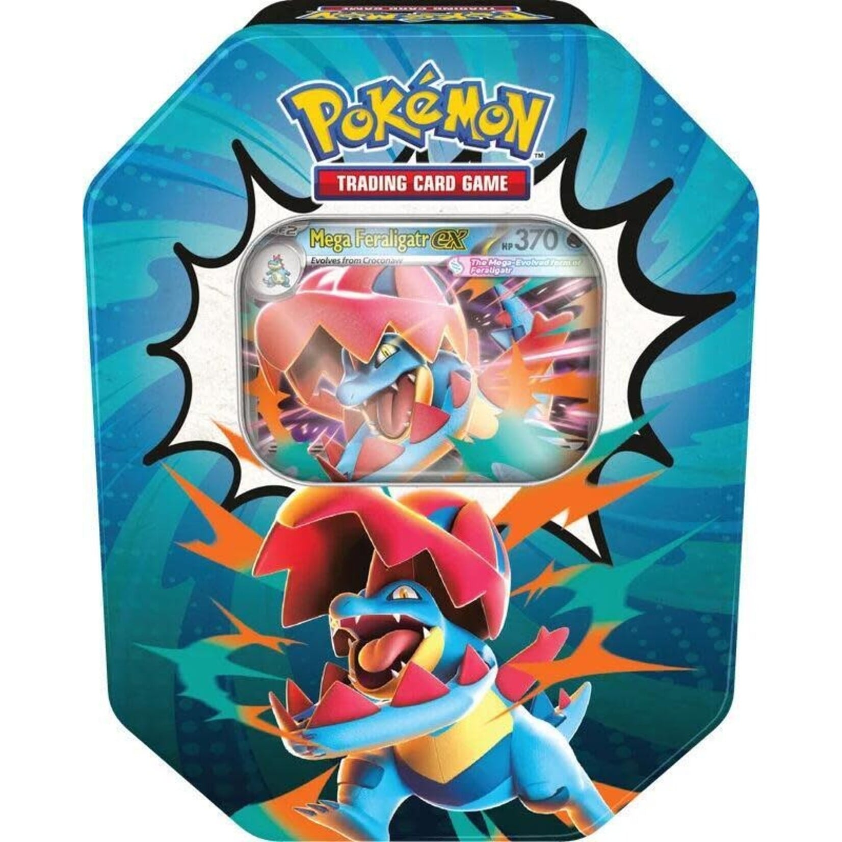 Pokémon Pokemon TCG: Ascended Heroes Tin - Mega Feraligatr ex