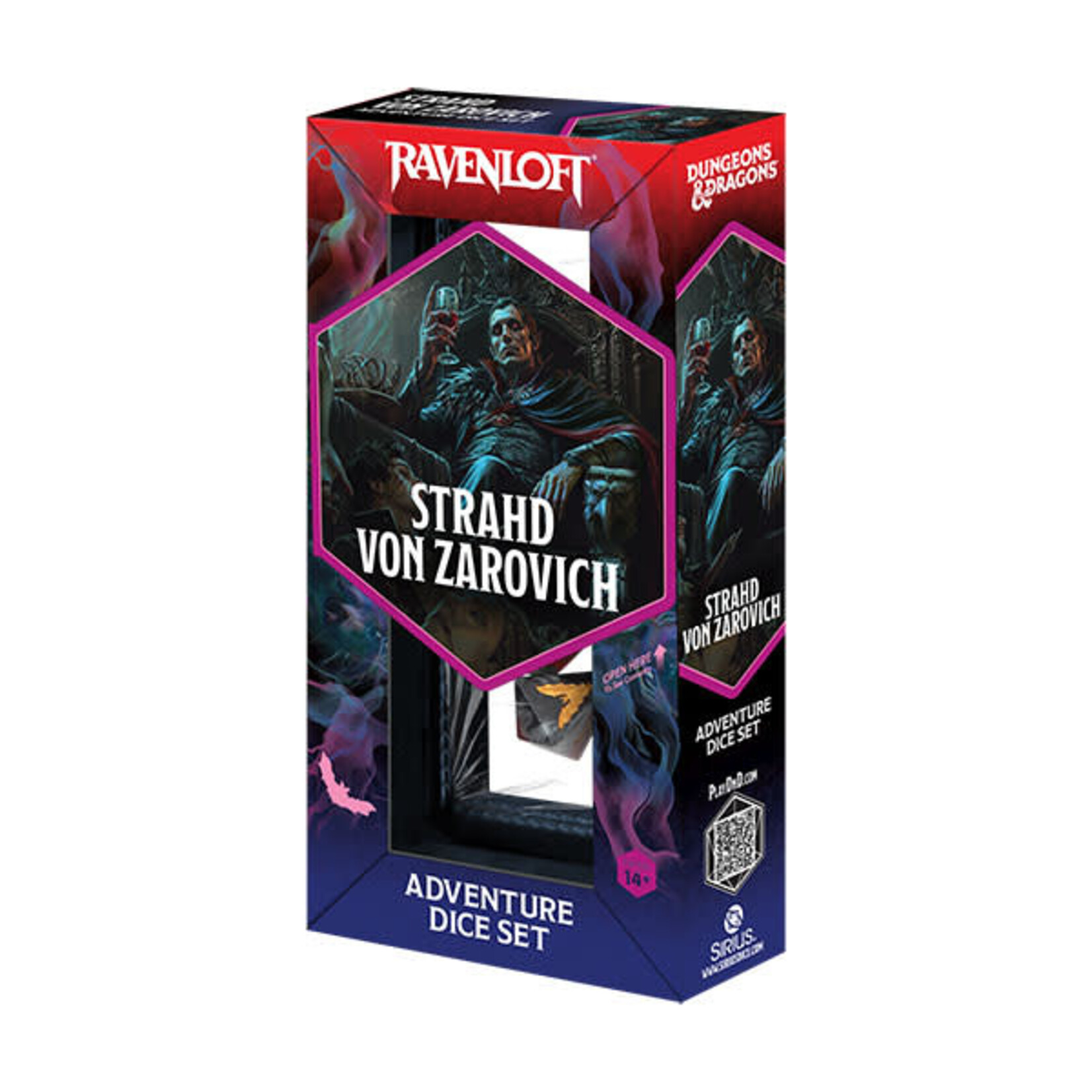 Sirius Dice D&D Adventure Dice Set: Darklord Strahd von Zarovich